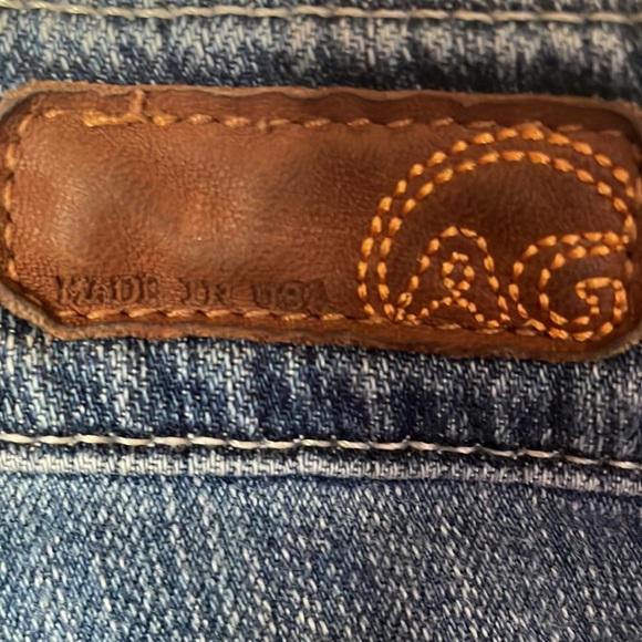 Ag Adriano Goldschmied Tomboy Crop Relaxed Straight Crop Jeans A5 - Picture 6 of 7